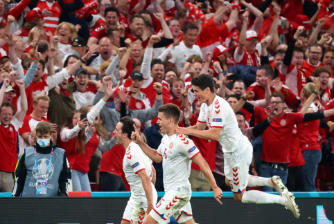 Danai sutriuškino rusus ir žengė į EURO 2020 aštuntfinalį