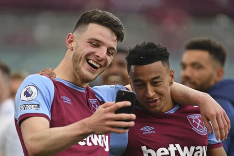 „West Ham“ numatė galimą įpėdinį D. Rice'ui