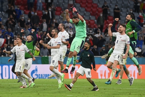 Pirmasis EURO 2020 pusfinalis: nesustabdomi italai prieš banguojančius ispanus