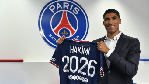 PSG oficialiai pristatė A. Hakimi