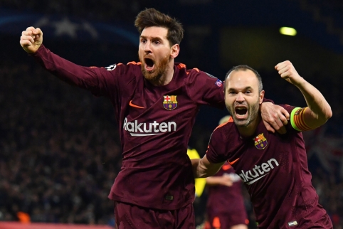A. Iniesta: „Bus skaudu matyti Messi su kitos komandos marškinėliais“