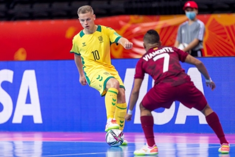 Lietuvos futsal rinktinė varžysis prieš pasaulio ir Europos čempionus