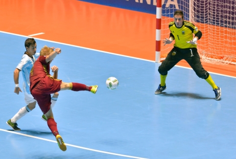 Devintoji Futsal čempionato diena: savo lygį demonstruos Argentina