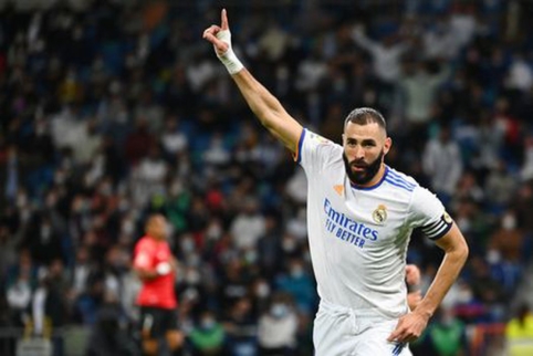 Prie keturių įvarčių prisidėjęs K. Benzema nepaliko „Mallorca“ klubui šansų