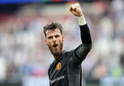 D. De Gea: „Bandysime kovoti dėl „Premier“ lygos ir Čempionų lygos titulų“