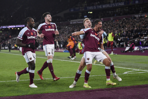 „West Ham“ išrašė pirmąjį pralaimėjimą „Liverpool“ ekipai