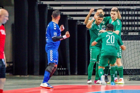 Futsal A lyga: „Kauno Žalgiris“ varžovams atseikėjo 9 įvarčius, „Panevėžys“ – 7