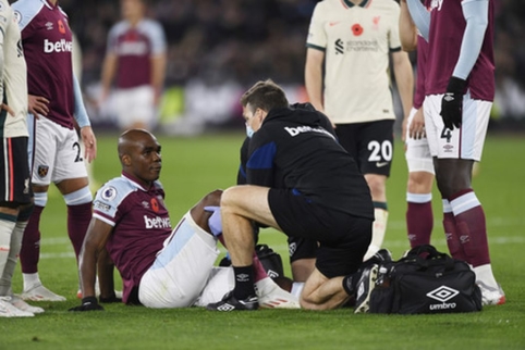 Vienas svarbiausių „West Ham“ gynėjų patyrė kryžminio kelio raiščio traumą