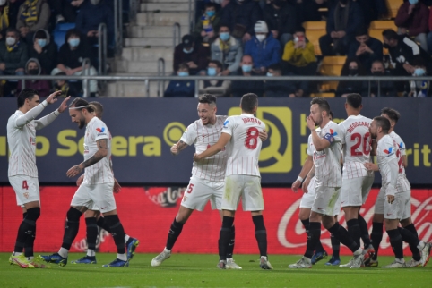 „Sevilla“ iškovojo svarbią pergalę prieš „Cadiz“ ekipą
