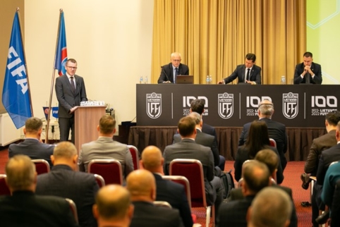 LFF pranešimas dėl epizodo supertaurės finalo rungtynėse