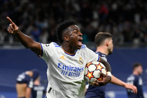 C. Ancelotti: „Vinicius yra labiausiai rungtynes nulemiantis žaidėjas“