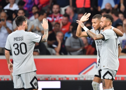 PSG pažemino „Lille“ ekipą