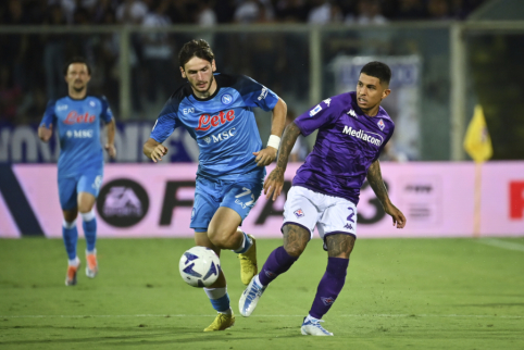 „Fiorentina“ atėmė pirmuosius taškus iš „Napoli“