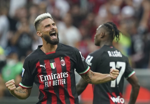 O. Giroud nori pratęsti kontraktą su „Milan“