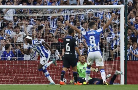 „Real Sociedad“ paliko Madrido „Atletico“ ekipą be pergalės