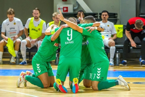 Lietuvos Futsal A lygoje pergales iškovojo favoritai