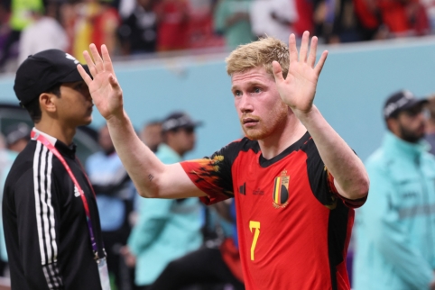 K. De Bruyne nesuprato, kodėl buvo išrinktas geriausiu rungtynių žaidėju