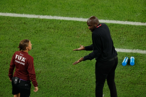 Ganos rinktinės treneris po pralaimėjimo pažėrė kritikos teisėjui: „Tai buvo tiesiog dovana portugalams“