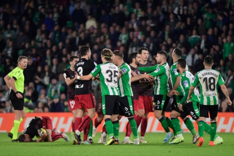 „Betis“ ir „Athletic“ ekipų mūšis baigėsi lygiosiomis