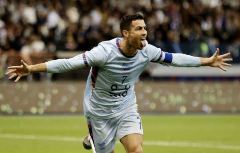 C. Ronaldo atsidarė įvarčių sąskaitą „Al–Nassr“ klube