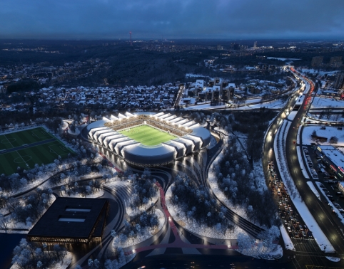 Vilniaus meras pasakė, kiek brangs Nacionalinio stadiono statybos