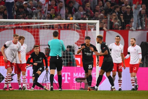 Kelne suklupęs „Eintracht“ nepasinaudojo šansu pakilti į pirmąjį ketvertą