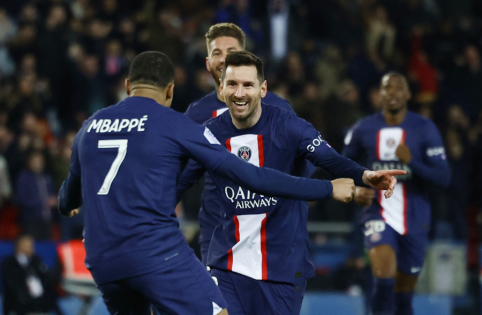 Dviejų įvarčių persvarą iššvaisčiusi PSG komanda iškovojo pergalę prieš „Nantes“