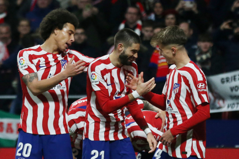 Madrido „Atletico“ namuose pervažiavo „Sevilla“ futbolininkus