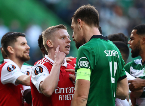 „Arsenal“ išvykoje nepalaužė „Sporting“ ekipos futbolininkų