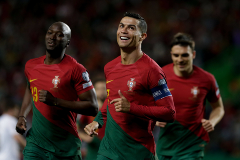 Portugalija namuose sutriuškino Lichtenšteino futbolininkus