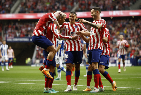 „Real Sociedad“ pralaimėjo „Atletico“ ekipai, tačiau pateko į Čempionų lygą