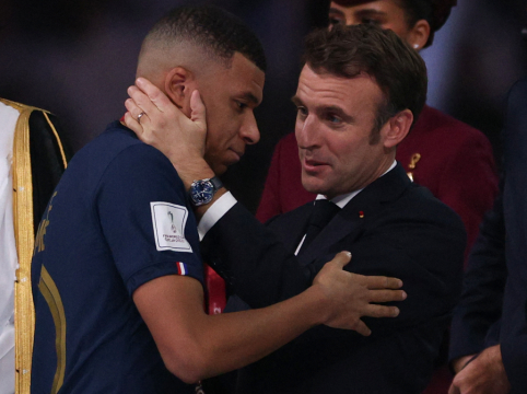 K. Mbappe sureagavo į E. Macrono komentarus