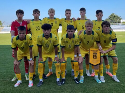 U–17 rinktinė apmaudžiai nusileido slovakams