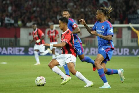 „Lyon“ futbolininkai Nicoje iškovojo pirmąjį tašką