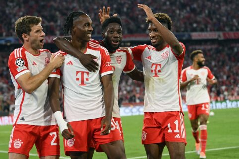 Rungtynėse Vokietijoje – septyni įvarčiai ir „Bayern“ pergalė prieš „Man Utd“