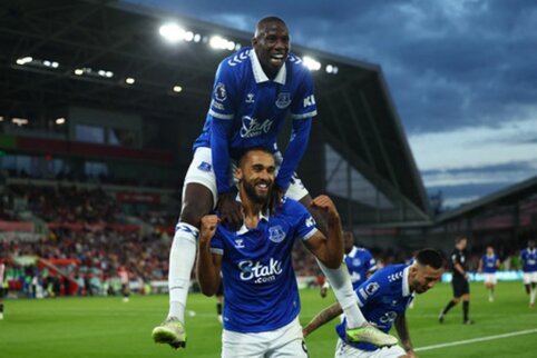 „Everton“ iškovojo pirmą pergalę „Premier“ lygoje