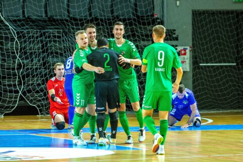 Futsal A lygoje – pirmasis čempionų pralaimėjimas