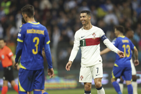 EČ atranka: C. Ronaldo svariai prisidėjo prie bosnių triuškinimo