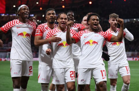 „Leipzig“ nušlavė prastai atrodančius „Koln“ futbolininkus