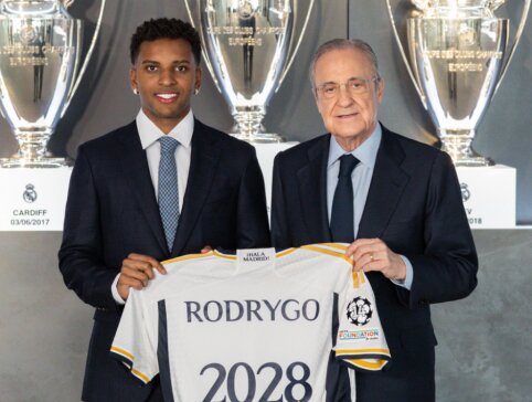 Rodrygo: „Man net neatėjo į galvą mintis palikti  „Real“ klubo“