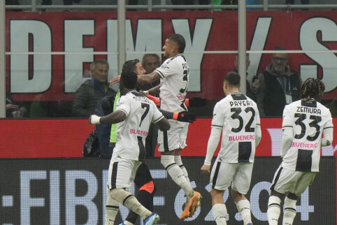 „AC Milan“ krito prieš „Udinese“