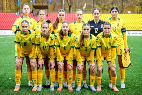Merginų U17 rinktinė Vilniuje pralaimėjo Juodkalnijos bendraamžėms