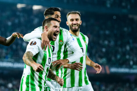 UEFA Europos lygoje Sevilijos „Betis“ nepasigailėjo varžovų