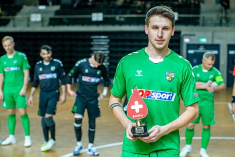 Mėnesio MVP futsal A lygoje tapęs A. Voskunovičius: „Nustebau“