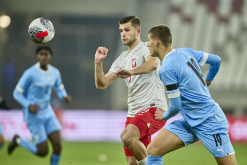 Lenkijos ir Izraelio jaunimo mače – UEFA draudimo nepaisymas