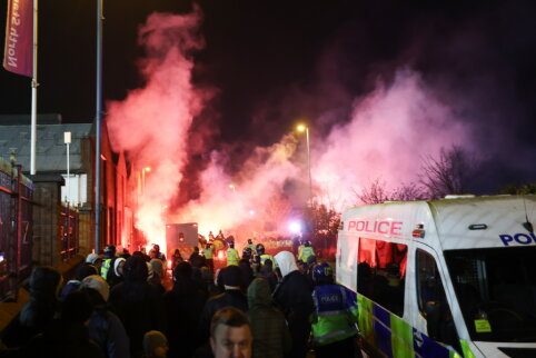 „Legia“ fanai susirėmė su Anglijos policija