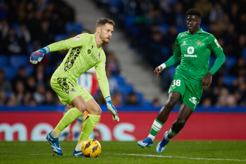 Ispanijoje „Real Sociedad“ ir „Betis“ išsiskyrė taikiai