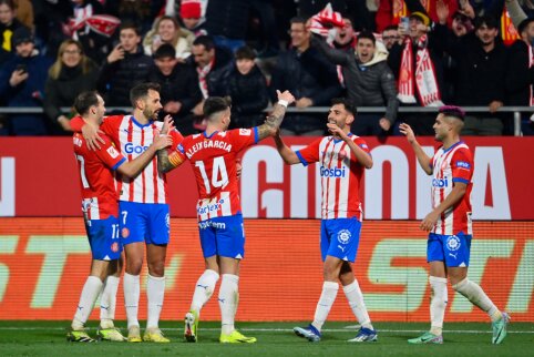 Metų pradžioje - stulbinanti „Girona“ klubo pergalė prieš „Atletico“