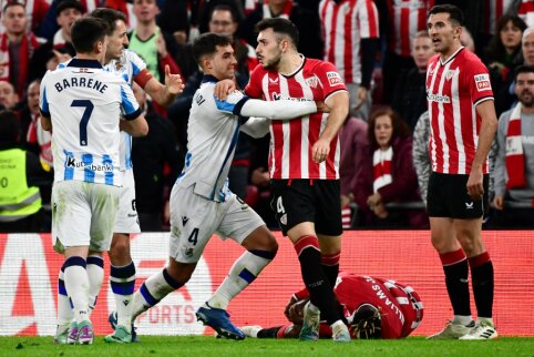 Baskų derbyje Bilbao „Athletic“ šventė pergalę prieš „Real Sociedad“