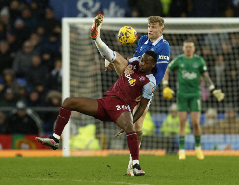 „Everton“ ir „Aston Villa“ išsiskyrė be įvarčių